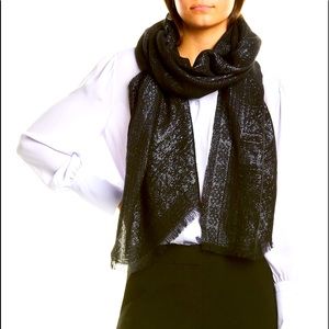 Badgley Mischka Paisley Palace Wool Blend Wrap NWT